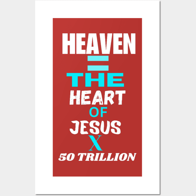 Heaven: The Heart Of Jesus Wall Art by SmoothCreator